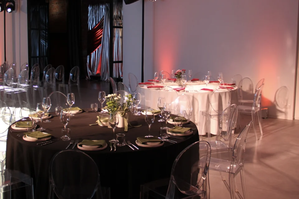 Champagne Hall перед встречей гостей